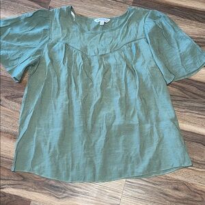 Nanette Lepore Sage Green Blouse